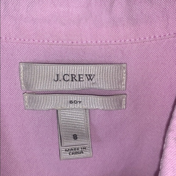 Light Pink/ Coral Boy Fit J. Crew Button Down - Picture 3 of 4